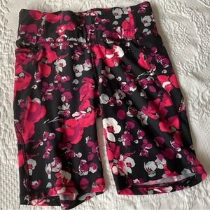 🌺 Floral Print Athletic Shorts